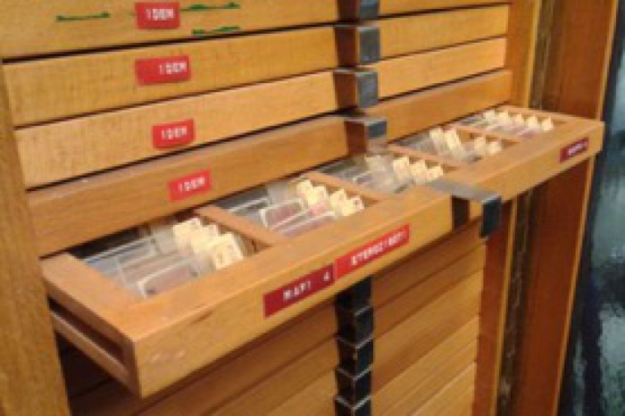 Il mobile istoteca dall’Ospedale psichiatrico Paolo Pini