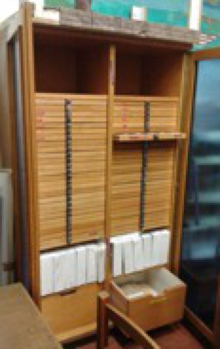 Il mobile istoteca dall’Ospedale psichiatrico Paolo Pini