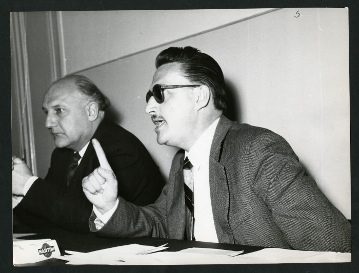 Origlia al Congresso delle scuole medie tenutosi a Roma nel 1956