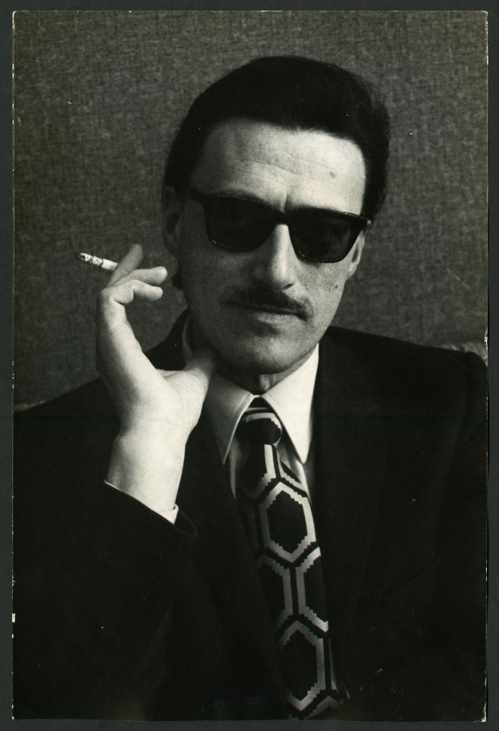 Origlia in posa nel suo studio nei primi anni ’60 (fotografo sconosciuto)