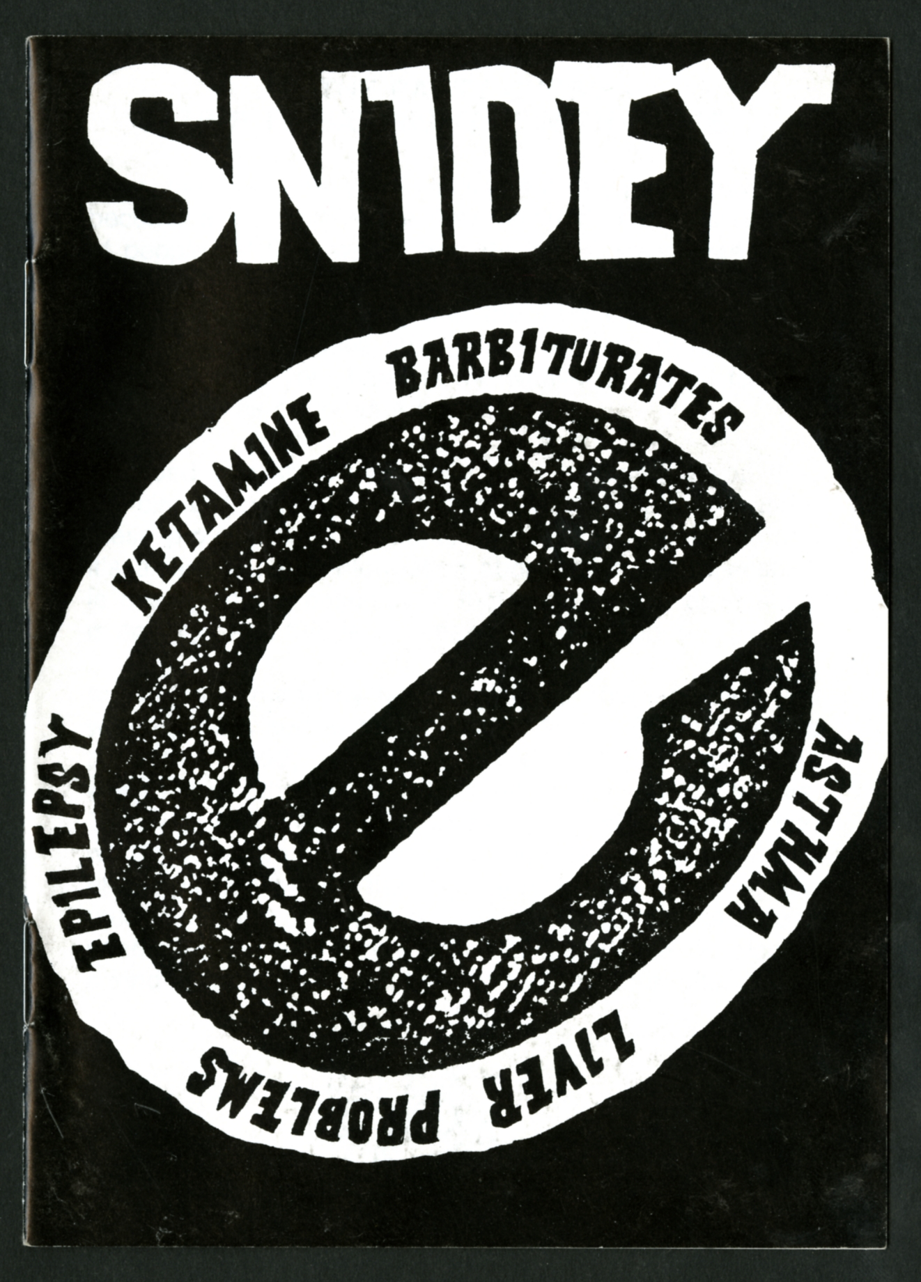 [Anonimo, 1975ca]. "Snidey". Manchester: Life Line.