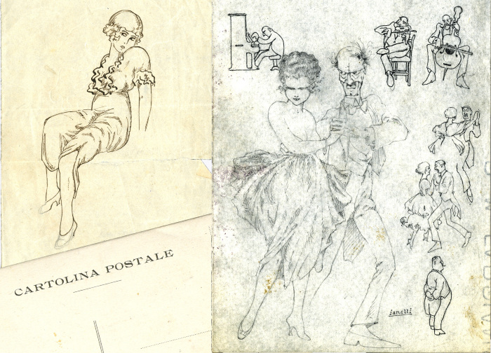 10. Disegni di un paziente (Fondo Ferrari)