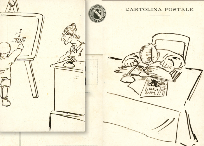 12. Disegni di un paziente (Fondo Ferrari)