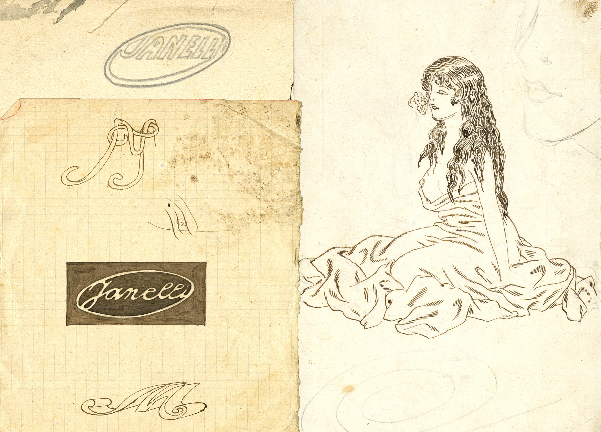 9. Disegni di un paziente (Fondo Ferrari)