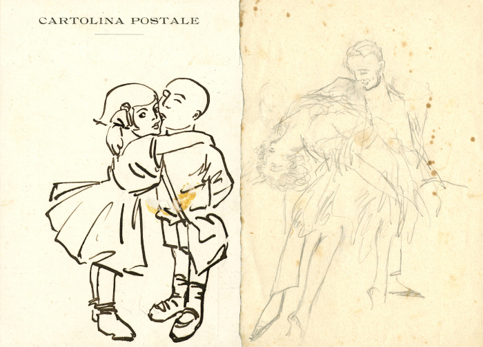 11. Disegni di due pazienti (Fondo Ferrari)