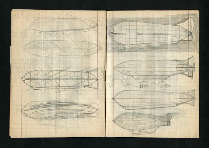 Disegni dal quaderno di Renzo Pettine (Archivio Antonini, b. 7, fasc. 5)