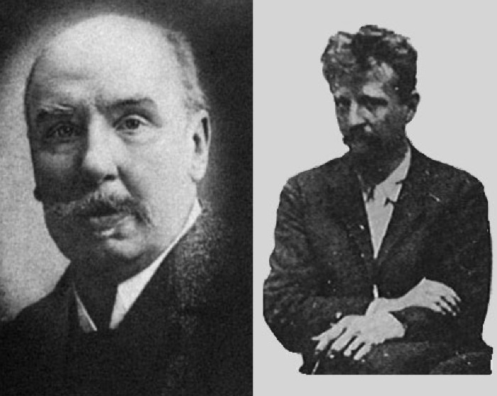 Hans Gross (1847-1915), fondatore del primo Istituto di criminologia e il figlio Otto Gross (1877-1920), che introdusse Benussi alla psicoanalisi