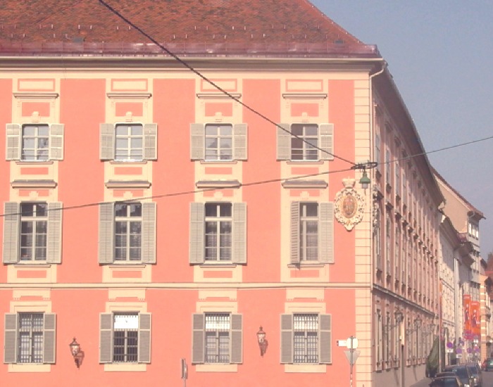 Veduta dell'edificio della Alte Universität di Graz