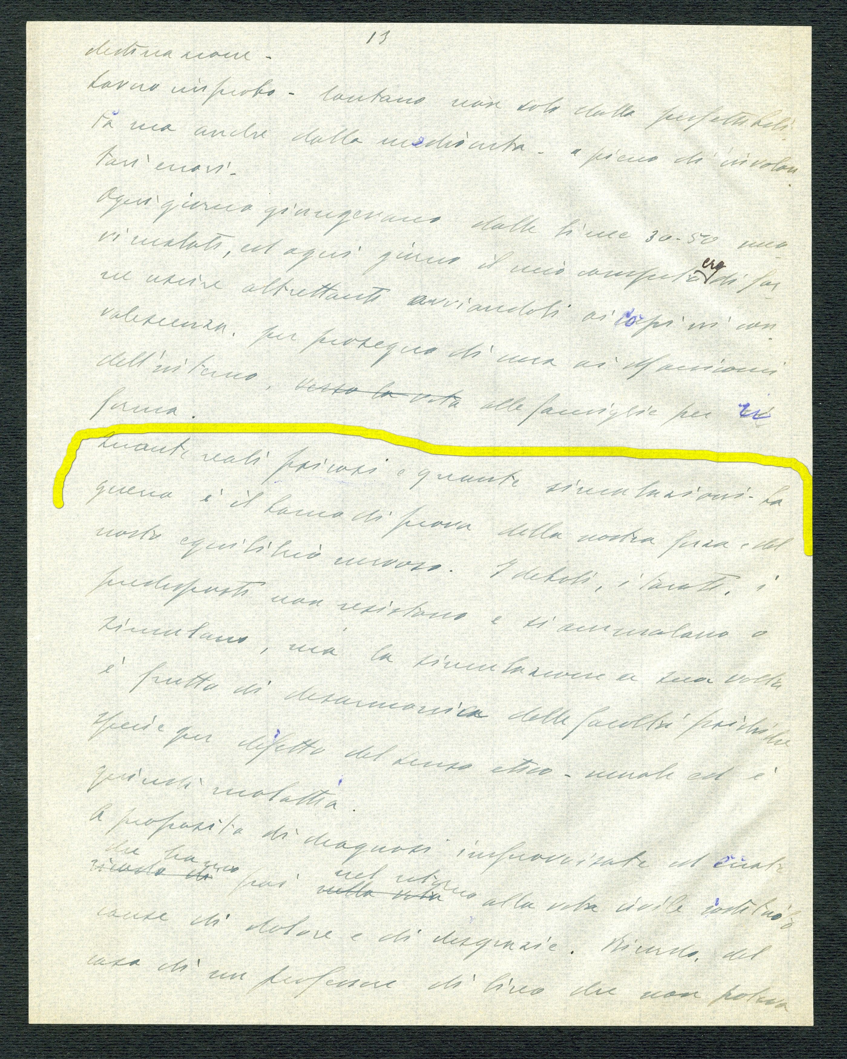 Vito Massarotti, "La tragedia di un galantuomo", autobiografia inedita, 1946, p. 13 (Archivio Massarotti, b. 11, fasc. 107)