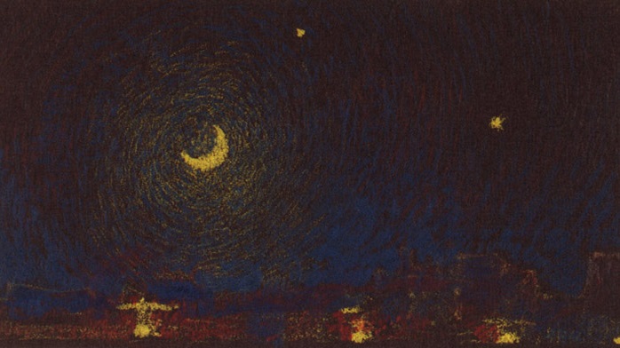 Paesaggio notturno, 10 giugno 1921