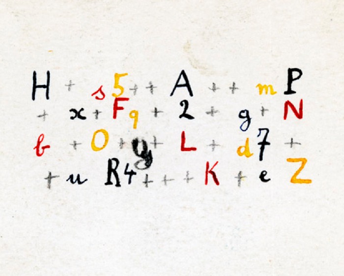 Stimoli per gli esperimenti di Benussi su testimonianza e falso ricordo (Aspi, fondo Benussi)