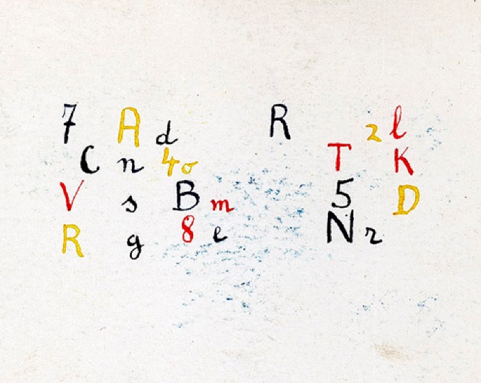 Stimoli per gli esperimenti di Benussi su testimonianza e falso ricordo (Aspi, fondo Benussi)