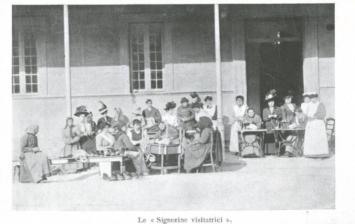 Le "Signorine visitatrici" (Aspi, Fondo Ferrari)