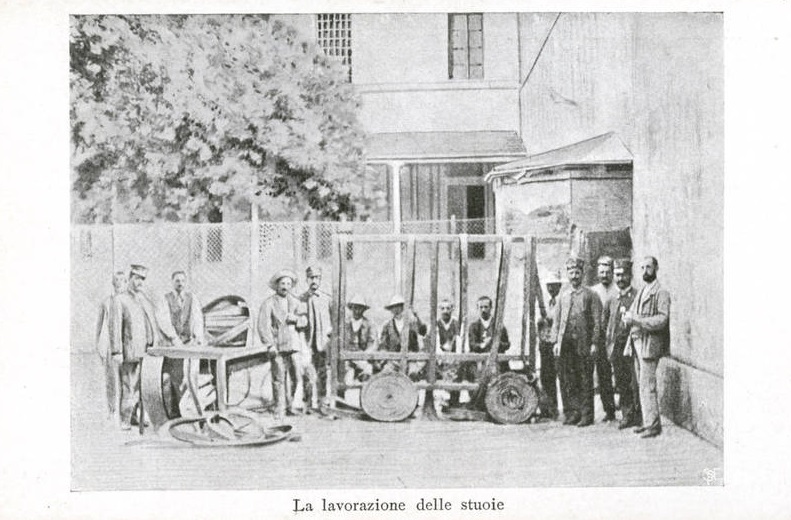 La lavorazione delle stuoie (Aspi, Fondo Ferrari)