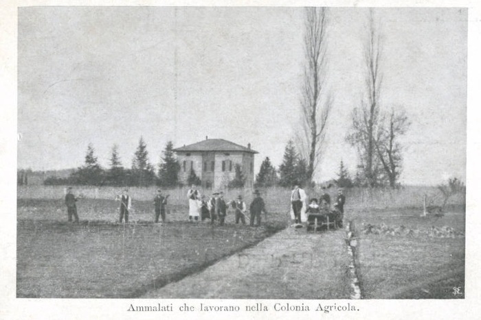 Foto della colonia per bambini, Villa Palazzi, Imola 1910-1915 (Aspi, Fondo Ferrari)