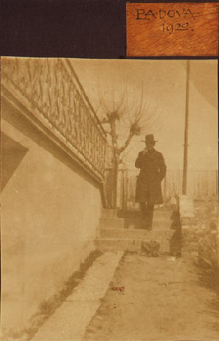 Vittorio Benussi a Padova nel 1920