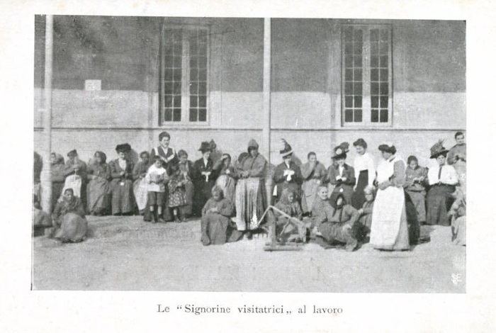 Foto della colonia per bambini, Villa Palazzi, Imola 1910-1915 (Aspi, Fondo Ferrari)
