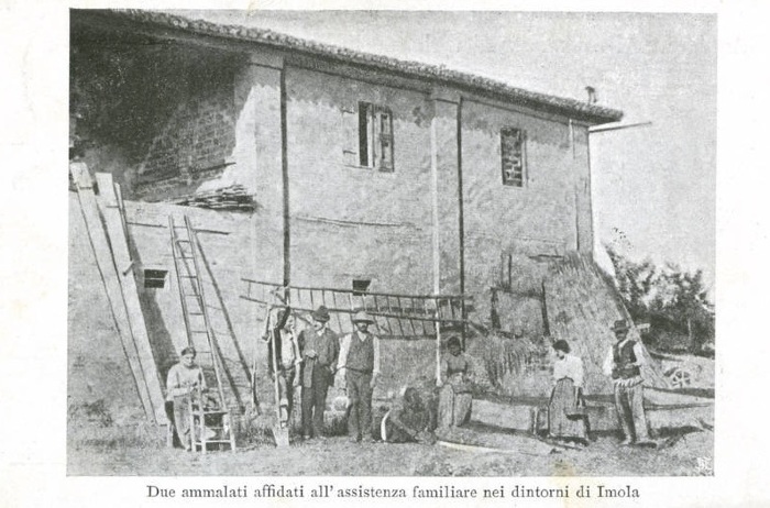 Foto della colonia per bambini, Villa Palazzi, Imola 1910-1915 (Aspi, Fondo Ferrari)
