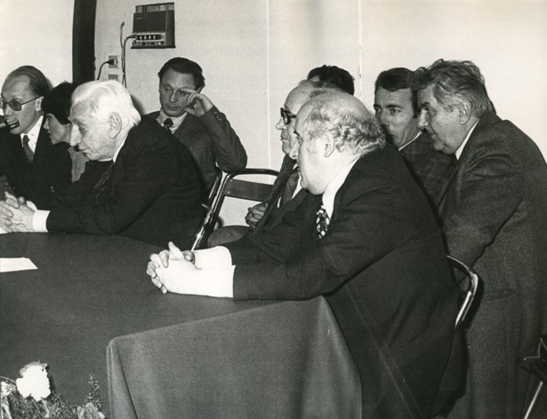 Musatti alla Casa della Cultura per il trentennale dell'Associazione Italia-URSS, 16 novembre 1976