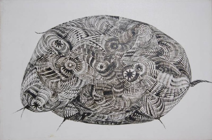 Gaetano Kanizsa, Bombolone (?), 1970, 50x70 cm