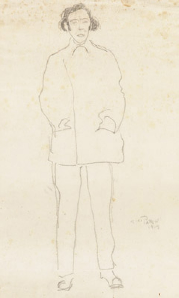 Gino Parin, Ritratto di Vittorio Benussi (1919)