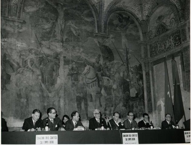 Musatti al Convegno italo-sovietico sul tempo libero, gennaio 1967